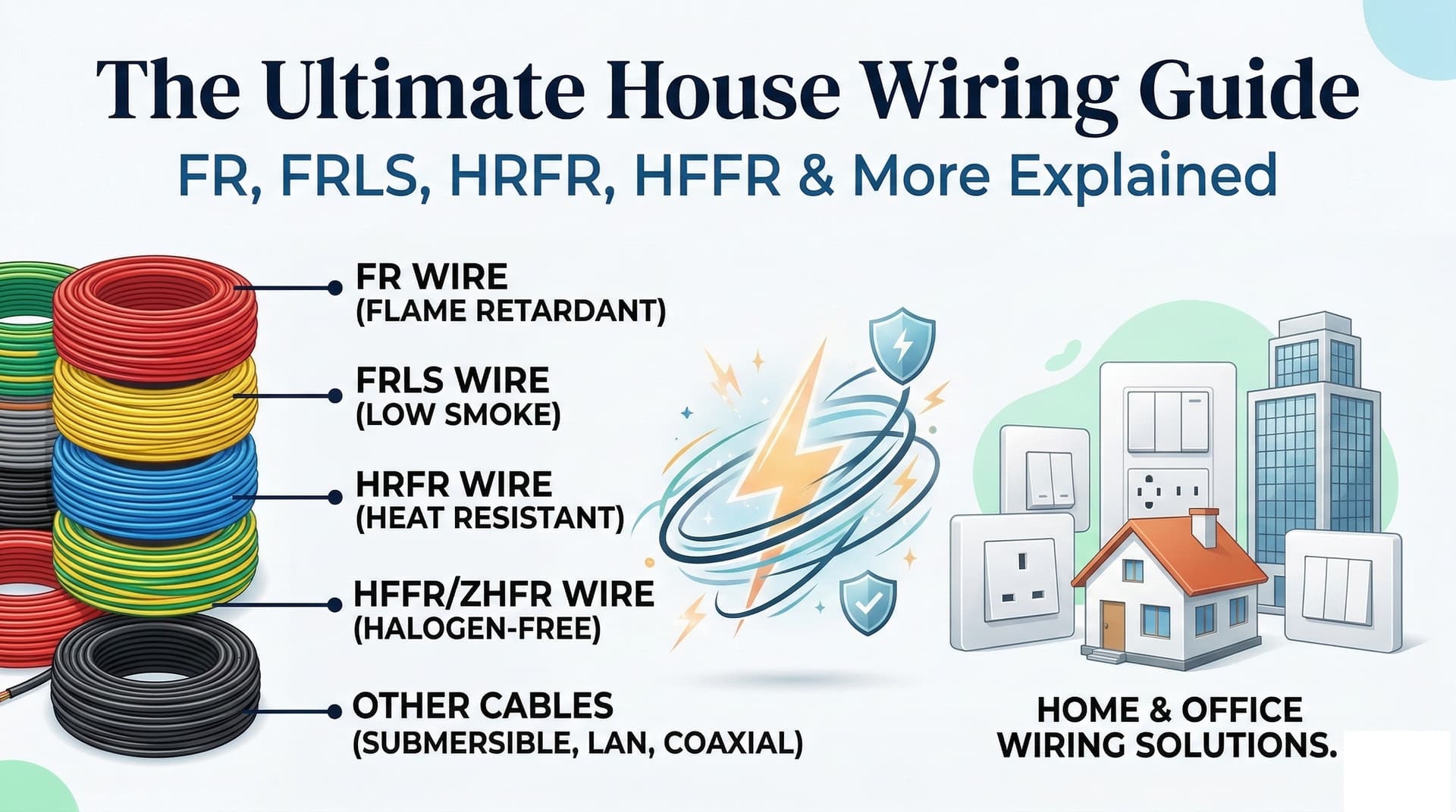 How to choose the right wires for your home or office?